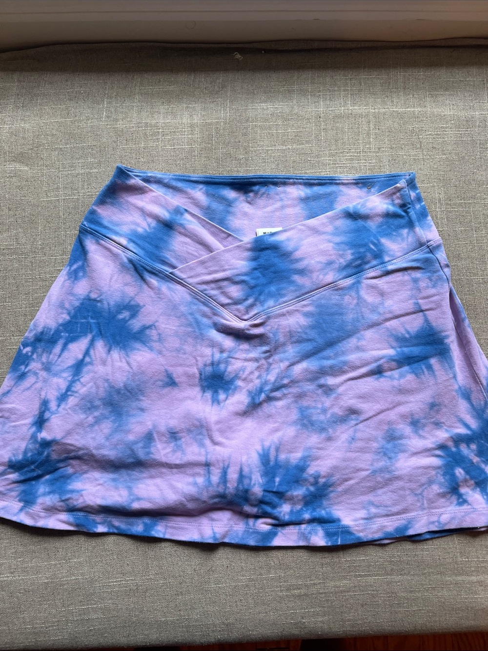 PINK Victoria's Secret Tie-Dye Circle Skirt - Blue & Pink